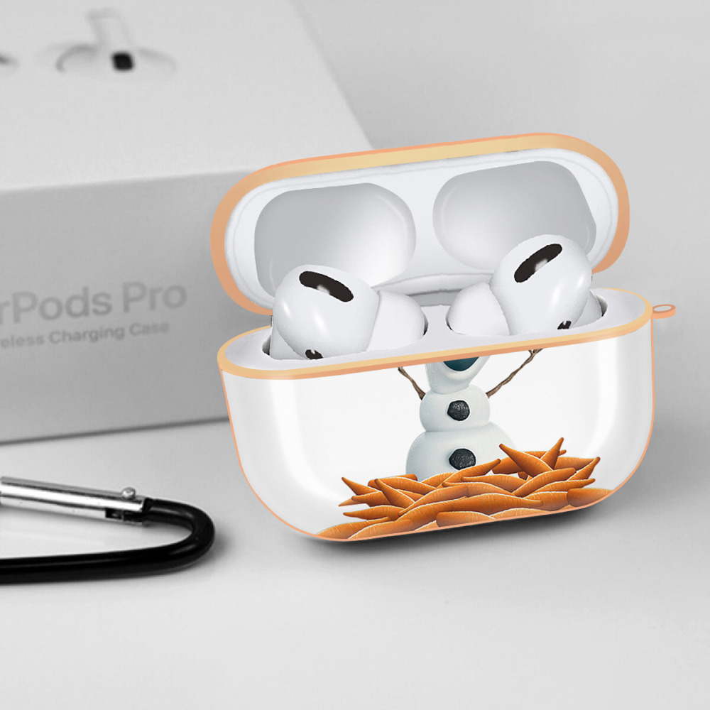 アナと雪の女王 アンナ エルサ Frozen Anna Elsa 【AirPods Pro用】ハードシェル保護ケース｜耐衝撃・防指紋・カラビナ付き商品仕様