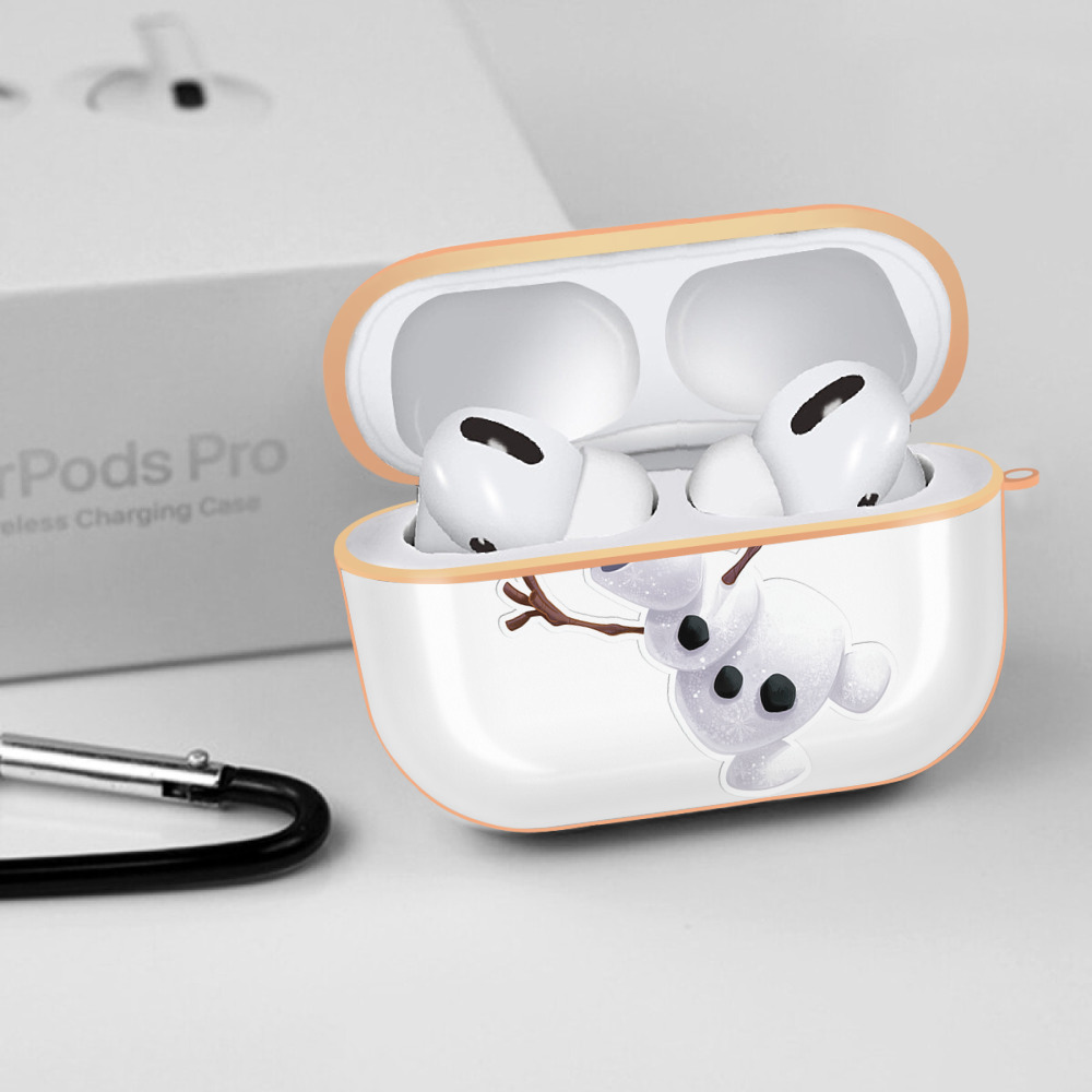 アナと雪の女王 アンナ エルサ Frozen Anna Elsa 【AirPods Pro用】ハードシェル保護ケース｜耐衝撃・防指紋・カラビナ付き商品仕様