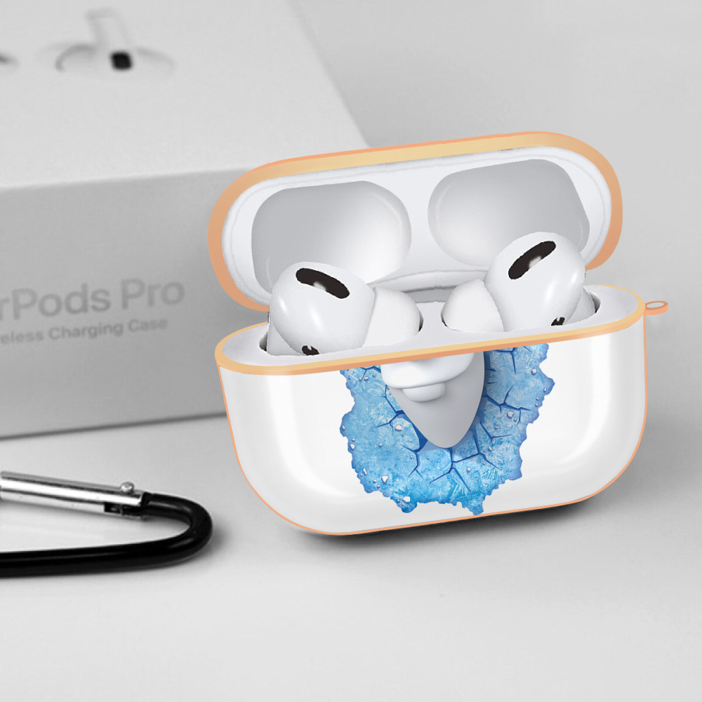 アナと雪の女王 アンナ エルサ Frozen Anna Elsa 【AirPods Pro用】ハードシェル保護ケース｜耐衝撃・防指紋・カラビナ付き商品仕様