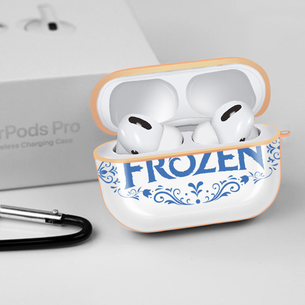 アナと雪の女王 アンナ エルサ Frozen Anna Elsa 【AirPods Pro用】ハードシェル保護ケース｜耐衝撃・防指紋・カラビナ付き商品仕様