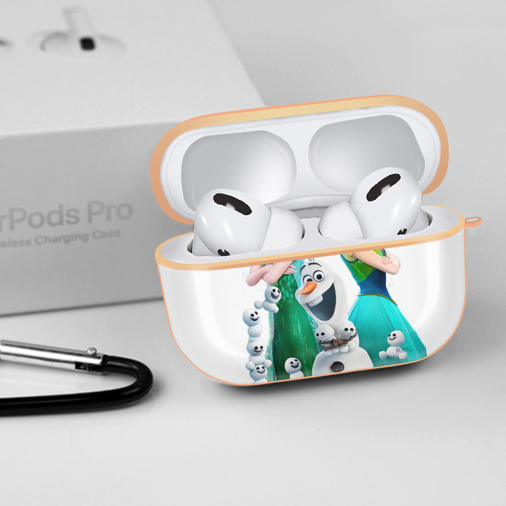 アナと雪の女王 アンナ エルサ Frozen Anna Elsa 【AirPods Pro用】ハードシェル保護ケース｜耐衝撃・防指紋・カラビナ付き商品仕様