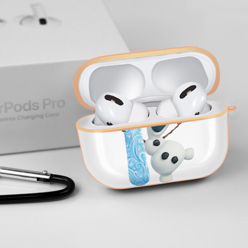 アナと雪の女王 アンナ エルサ Frozen Anna Elsa 【AirPods Pro用】ハードシェル保護ケース｜耐衝撃・防指紋・カラビナ付き商品仕様