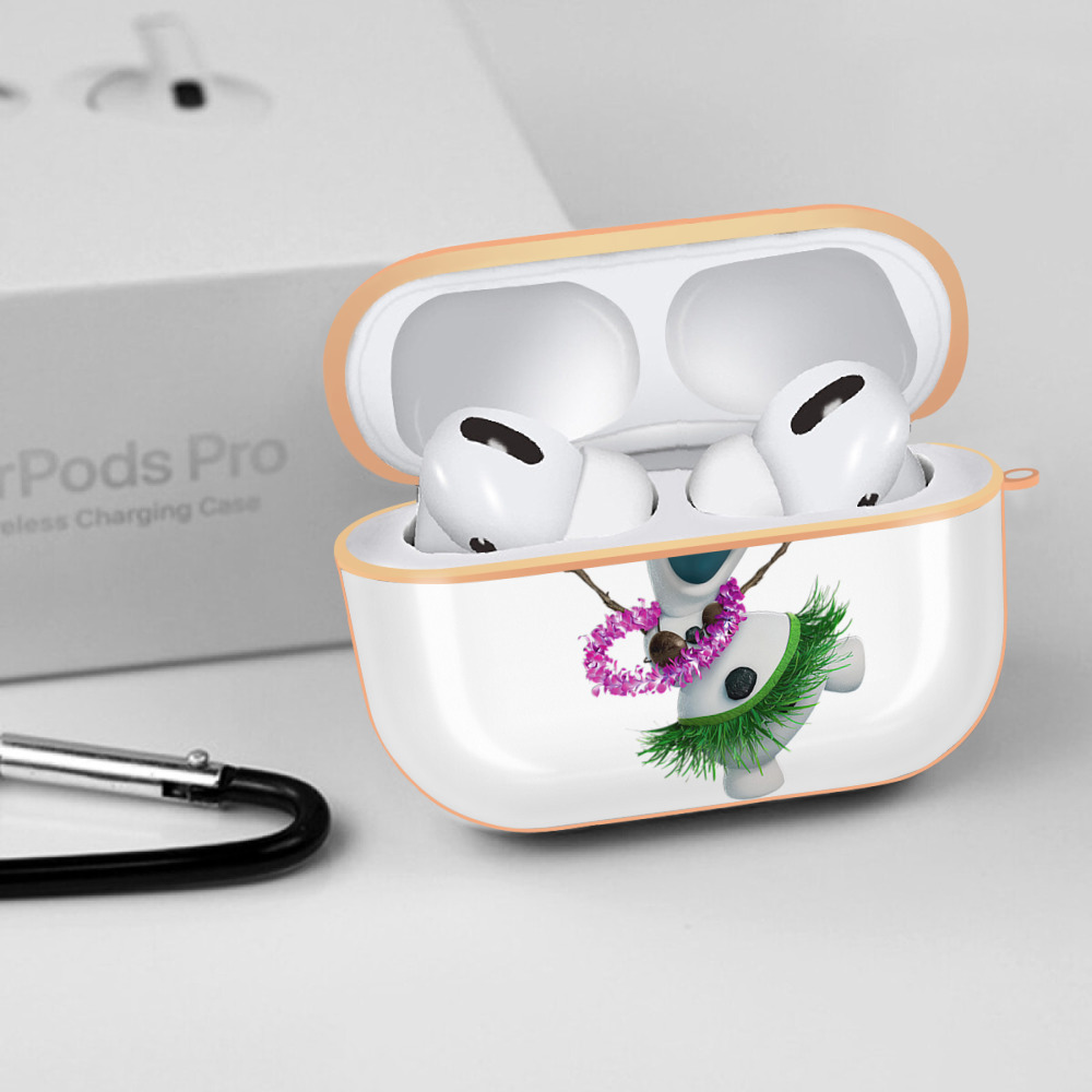 アナと雪の女王 アンナ エルサ Frozen Anna Elsa 【AirPods Pro用】ハードシェル保護ケース｜耐衝撃・防指紋・カラビナ付き商品仕様