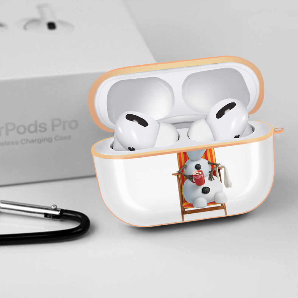 アナと雪の女王 アンナ エルサ Frozen Anna Elsa 【AirPods Pro用】ハードシェル保護ケース｜耐衝撃・防指紋・カラビナ付き商品仕様