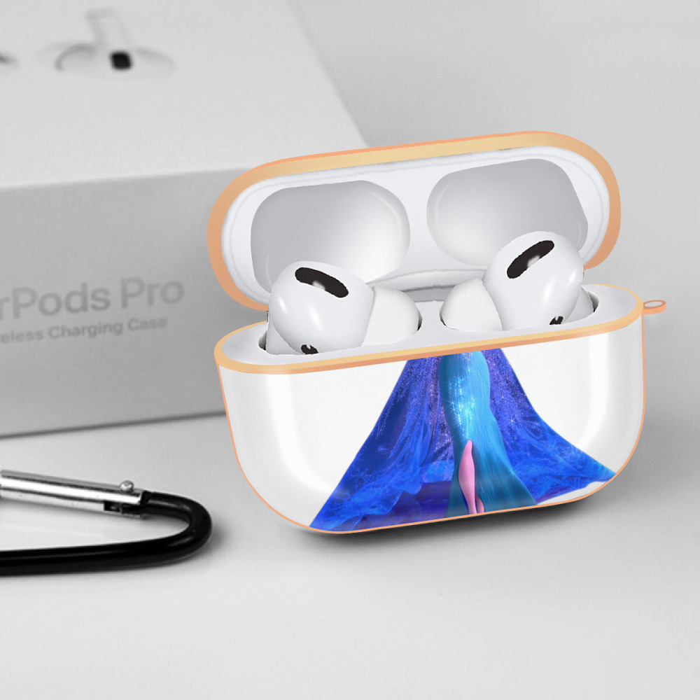 アナと雪の女王 アンナ エルサ Frozen Anna Elsa 【AirPods Pro用】ハードシェル保護ケース｜耐衝撃・防指紋・カラビナ付き商品仕様