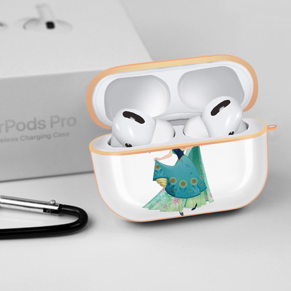 アナと雪の女王 アンナ エルサ Frozen Anna Elsa 【AirPods Pro用】ハードシェル保護ケース｜耐衝撃・防指紋・カラビナ付き商品仕様