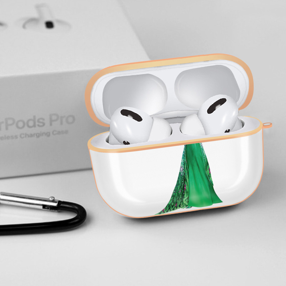 アナと雪の女王 アンナ エルサ Frozen Anna Elsa 【AirPods Pro用】ハードシェル保護ケース｜耐衝撃・防指紋・カラビナ付き商品仕様