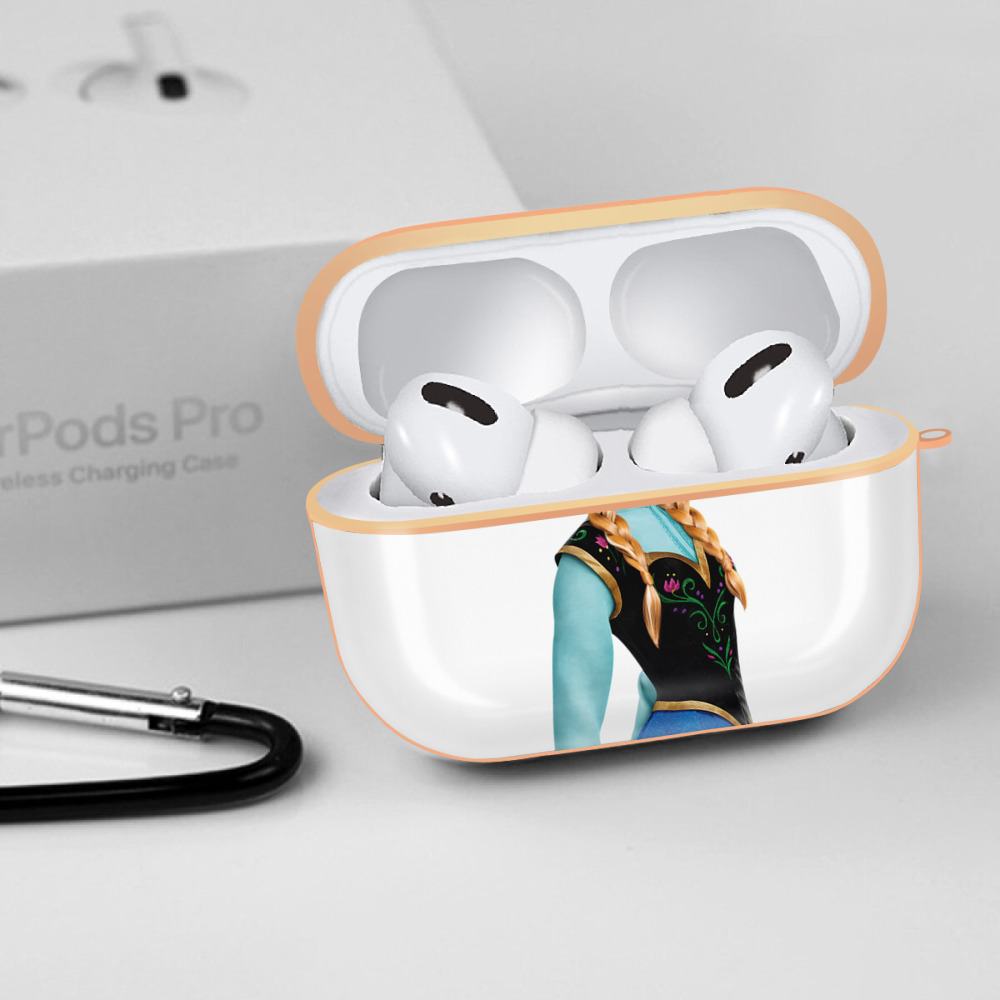 アナと雪の女王 アンナ エルサ Frozen Anna Elsa 【AirPods Pro用】ハードシェル保護ケース｜耐衝撃・防指紋・カラビナ付き商品仕様
