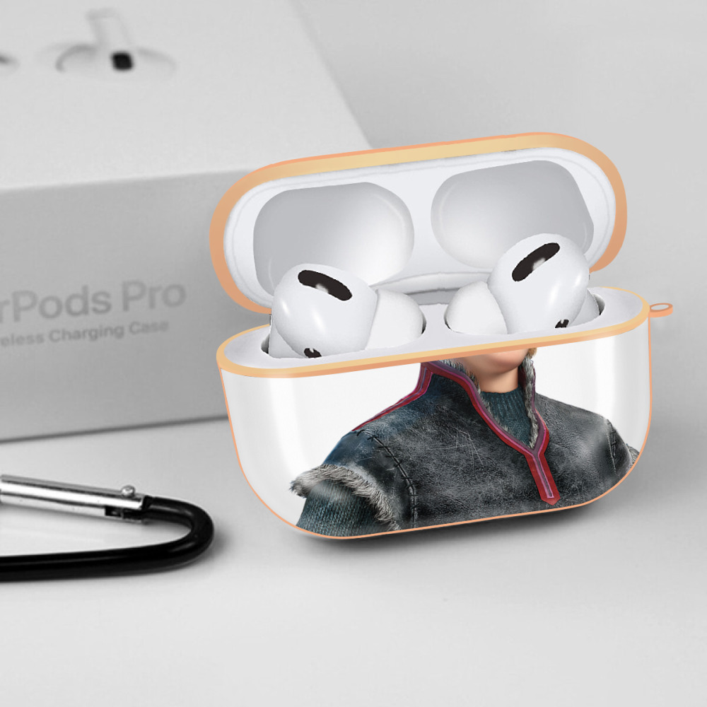 アナと雪の女王 アンナ エルサ Frozen Anna Elsa 【AirPods Pro用】ハードシェル保護ケース｜耐衝撃・防指紋・カラビナ付き商品仕様