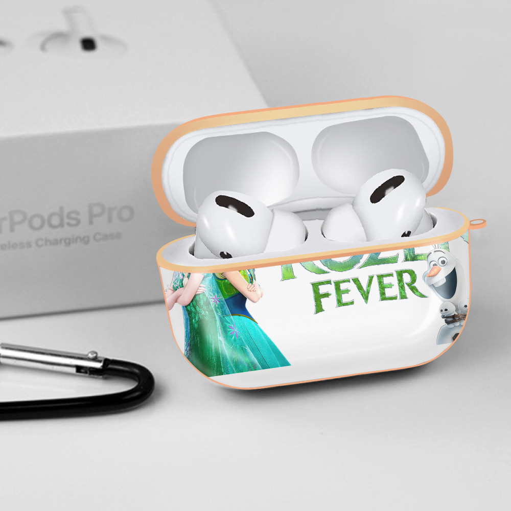 アナと雪の女王 アンナ エルサ Frozen Anna Elsa 【AirPods Pro用】ハードシェル保護ケース｜耐衝撃・防指紋・カラビナ付き商品仕様