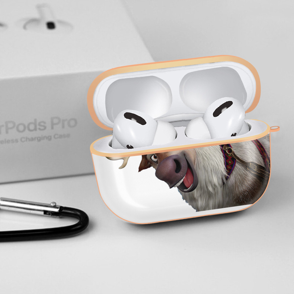 アナと雪の女王 アンナ エルサ Frozen Anna Elsa 【AirPods Pro用】ハードシェル保護ケース｜耐衝撃・防指紋・カラビナ付き商品仕様