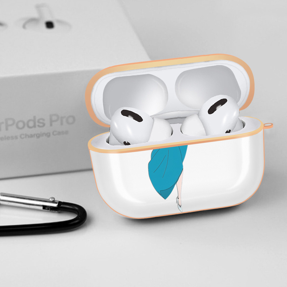 アナと雪の女王 アンナ エルサ Frozen Anna Elsa 【AirPods Pro用】ハードシェル保護ケース｜耐衝撃・防指紋・カラビナ付き商品仕様