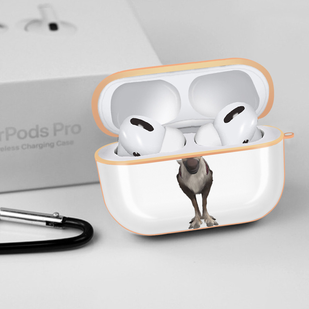 アナと雪の女王 アンナ エルサ Frozen Anna Elsa 【AirPods Pro用】ハードシェル保護ケース｜耐衝撃・防指紋・カラビナ付き商品仕様