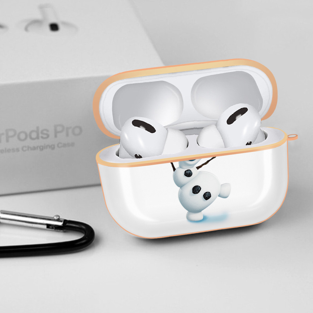 アナと雪の女王 アンナ エルサ Frozen Anna Elsa 【AirPods Pro用】ハードシェル保護ケース｜耐衝撃・防指紋・カラビナ付き商品仕様