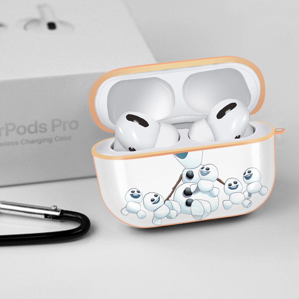 アナと雪の女王 アンナ エルサ Frozen Anna Elsa 【AirPods Pro用】ハードシェル保護ケース｜耐衝撃・防指紋・カラビナ付き商品仕様