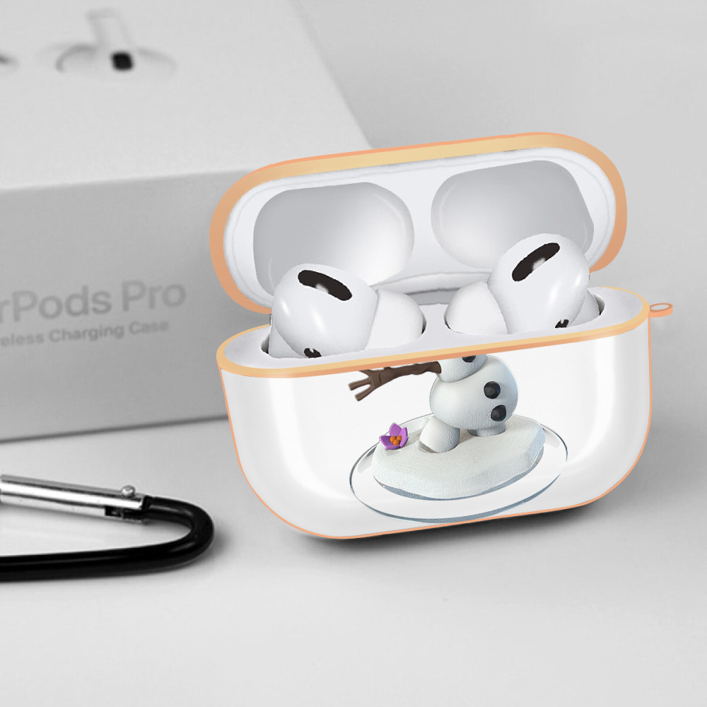 アナと雪の女王 アンナ エルサ Frozen Anna Elsa 【AirPods Pro用】ハードシェル保護ケース｜耐衝撃・防指紋・カラビナ付き商品仕様