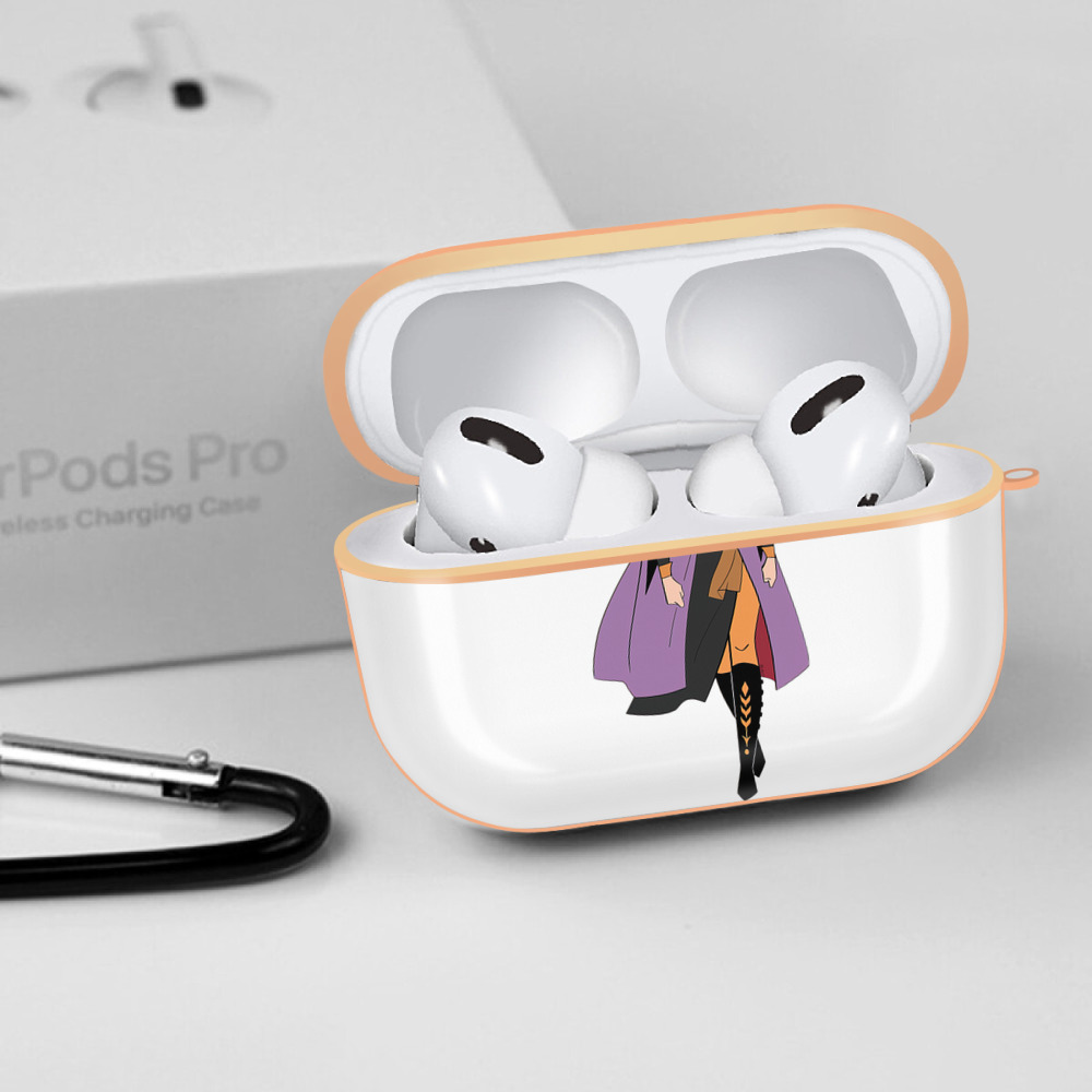 アナと雪の女王 アンナ エルサ Frozen Anna Elsa 【AirPods Pro用】ハードシェル保護ケース｜耐衝撃・防指紋・カラビナ付き商品仕様