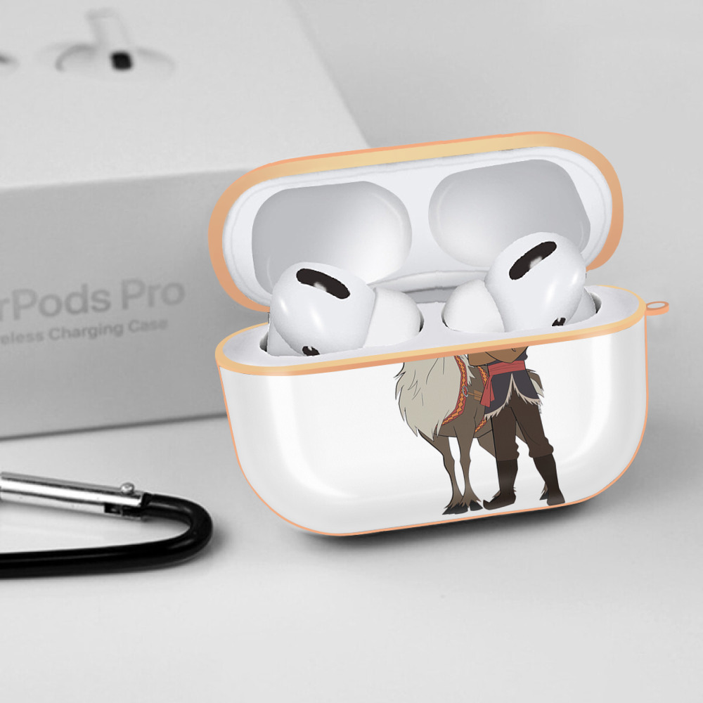アナと雪の女王 アンナ エルサ Frozen Anna Elsa 【AirPods Pro用】ハードシェル保護ケース｜耐衝撃・防指紋・カラビナ付き商品仕様