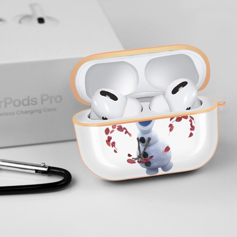 アナと雪の女王 アンナ エルサ Frozen Anna Elsa 【AirPods Pro用】ハードシェル保護ケース｜耐衝撃・防指紋・カラビナ付き商品仕様
