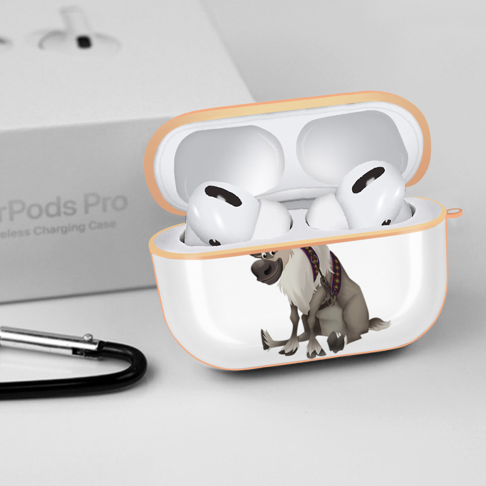 アナと雪の女王 アンナ エルサ Frozen Anna Elsa 【AirPods Pro用】ハードシェル保護ケース｜耐衝撃・防指紋・カラビナ付き商品仕様