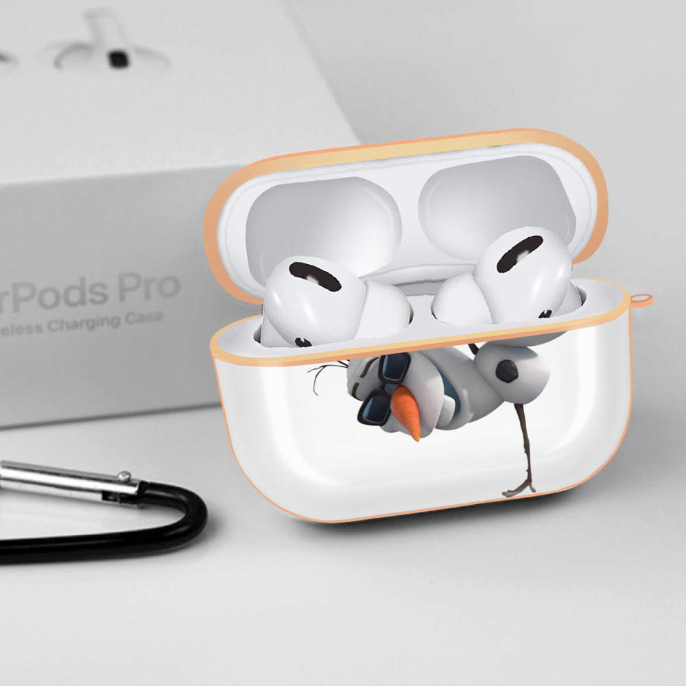 アナと雪の女王 アンナ エルサ Frozen Anna Elsa 【AirPods Pro用】ハードシェル保護ケース｜耐衝撃・防指紋・カラビナ付き商品仕様