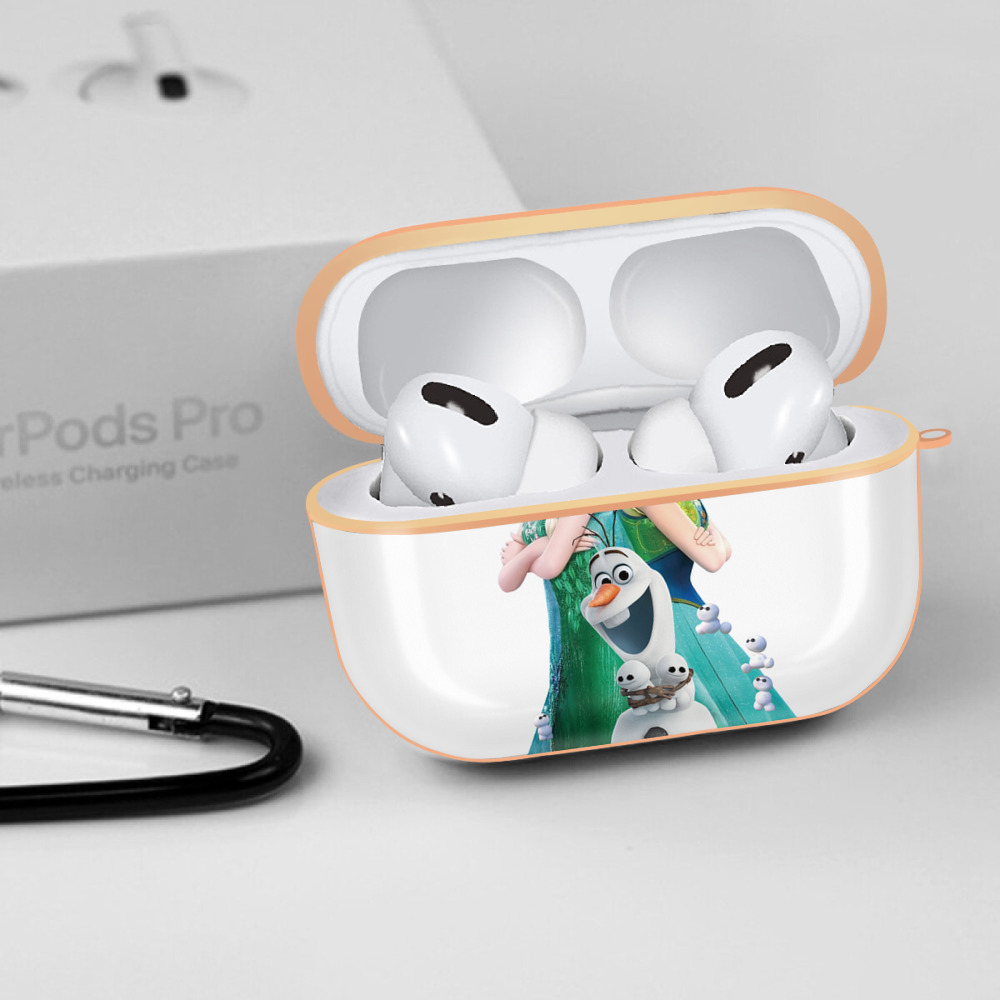 アナと雪の女王 アンナ エルサ Frozen Anna Elsa 【AirPods Pro用】ハードシェル保護ケース｜耐衝撃・防指紋・カラビナ付き商品仕様