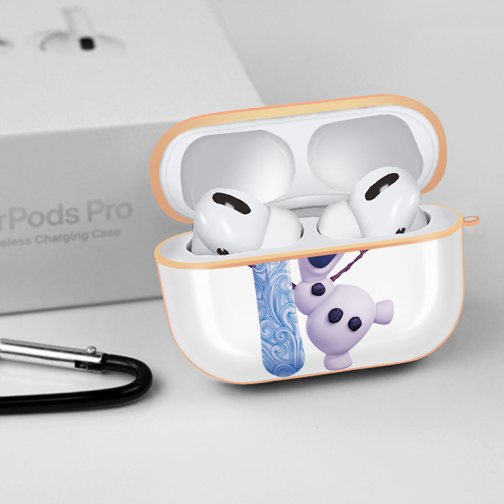 アナと雪の女王 アンナ エルサ Frozen Anna Elsa 【AirPods Pro用】ハードシェル保護ケース｜耐衝撃・防指紋・カラビナ付き商品仕様