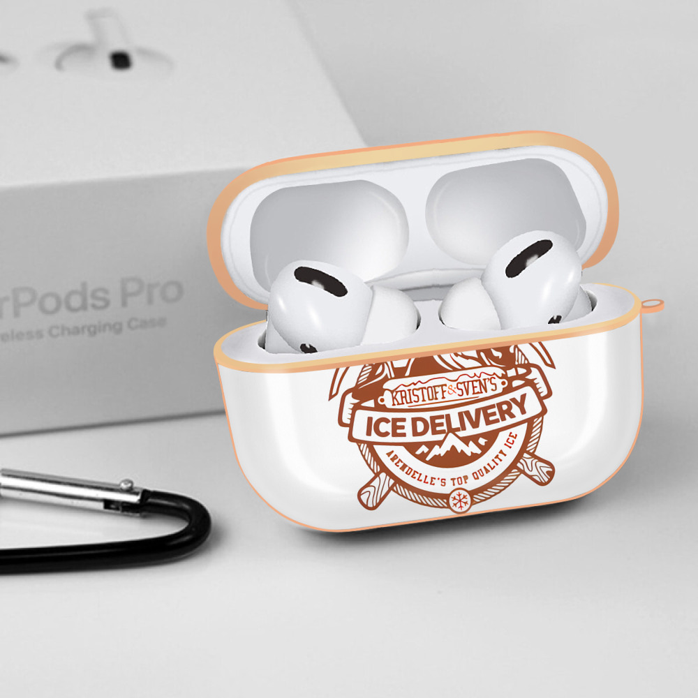 アナと雪の女王 アンナ エルサ Frozen Anna Elsa 【AirPods Pro用】ハードシェル保護ケース｜耐衝撃・防指紋・カラビナ付き商品仕様