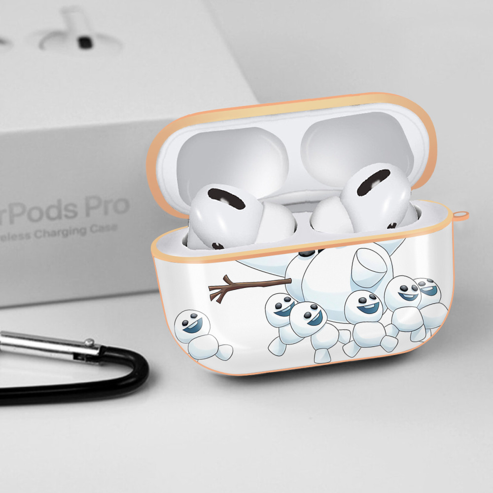 アナと雪の女王 アンナ エルサ Frozen Anna Elsa 【AirPods Pro用】ハードシェル保護ケース｜耐衝撃・防指紋・カラビナ付き商品仕様