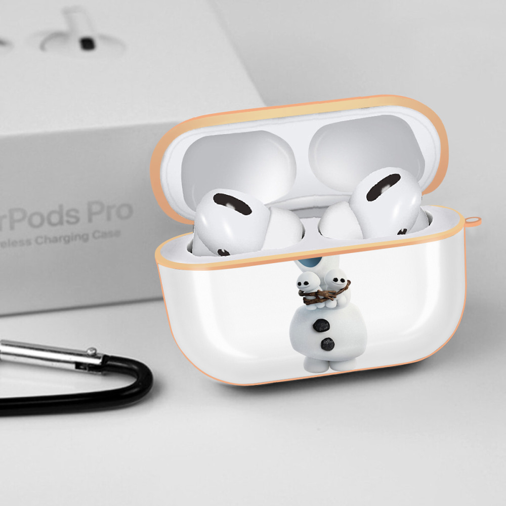 アナと雪の女王 アンナ エルサ Frozen Anna Elsa 【AirPods Pro用】ハードシェル保護ケース｜耐衝撃・防指紋・カラビナ付き商品仕様
