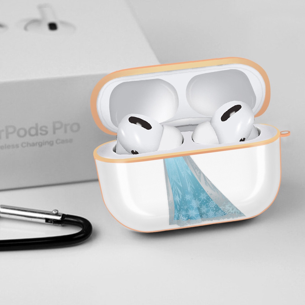 アナと雪の女王 アンナ エルサ Frozen Anna Elsa 【AirPods Pro用】ハードシェル保護ケース｜耐衝撃・防指紋・カラビナ付き商品仕様